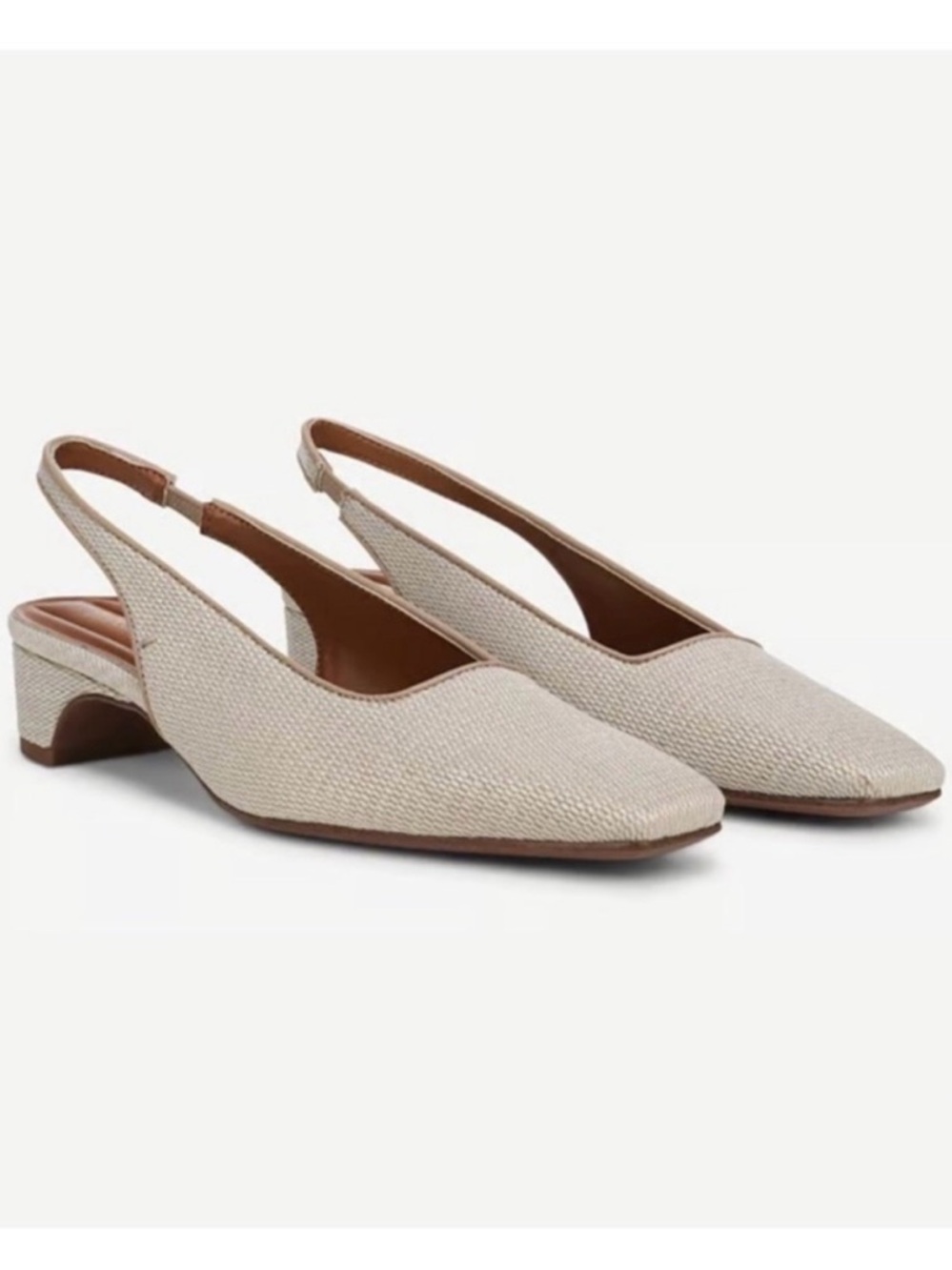 Franco Sarto Neutral Sling-backs From This Season